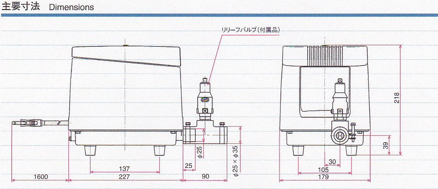 LP-150HN・200HN 主要寸法